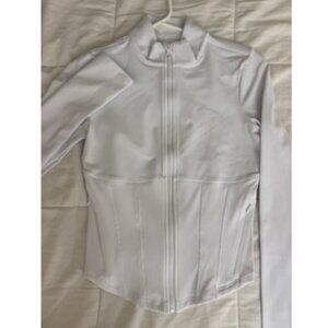 Alo Airbrush Corset Full Zip Jacket